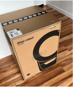 Whisker Litter Robot 4 Black Bundle Package Like New with Hopper