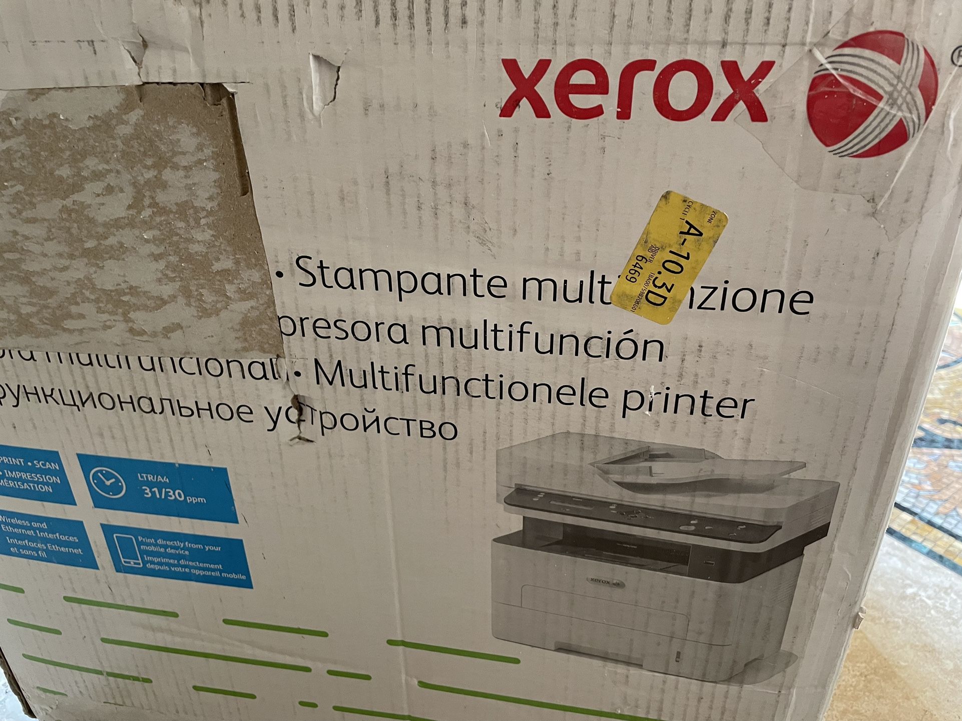 New Xerox B205 WiFi Multifunction Printer