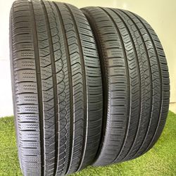 275 50 22   Pirelli Scorpion AS Plus 3 - 2 Used Tires 85% Life  