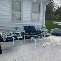 Wrought Iron Outdoor Set