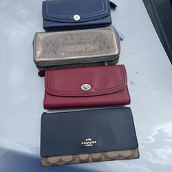 $45 3 Coach Wallets And 1 Michael Kohrs