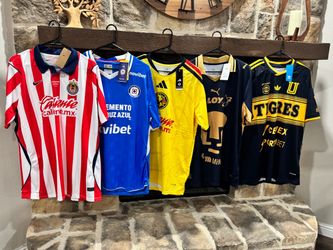 Playeras de la liga MX