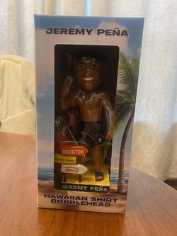Houston Astros Jeremy Peña Hawaiian Shirt Bobblehead