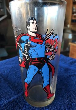 Superman collectable glass