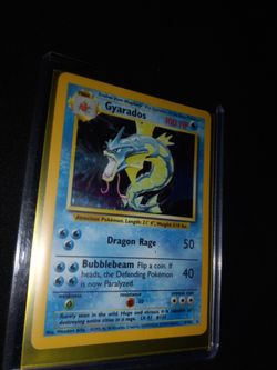Gyradoes Pokemon Card 