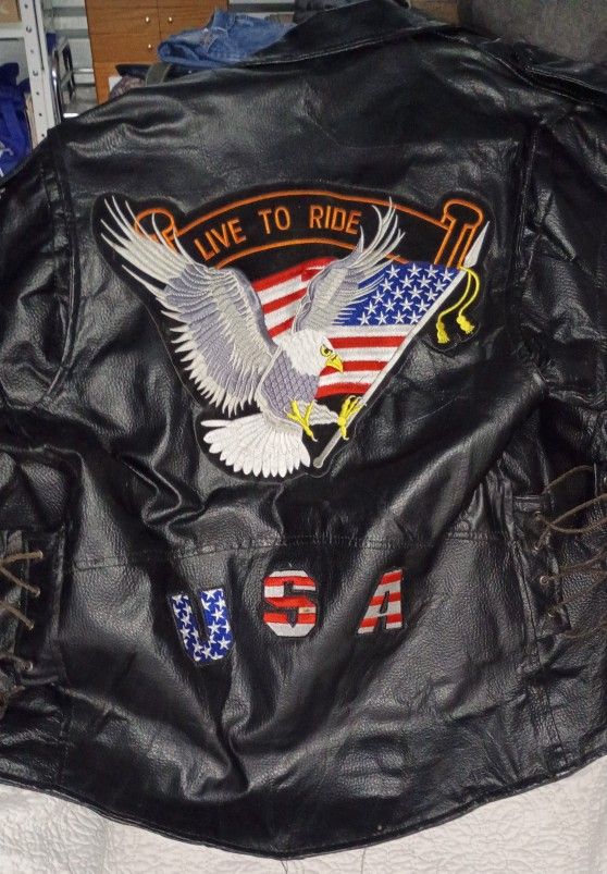 Buffalo Leather Jacket.