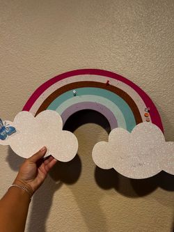 Hobby lobby rainbow cork-board