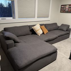 Pottery Barn Sofa With Chaise