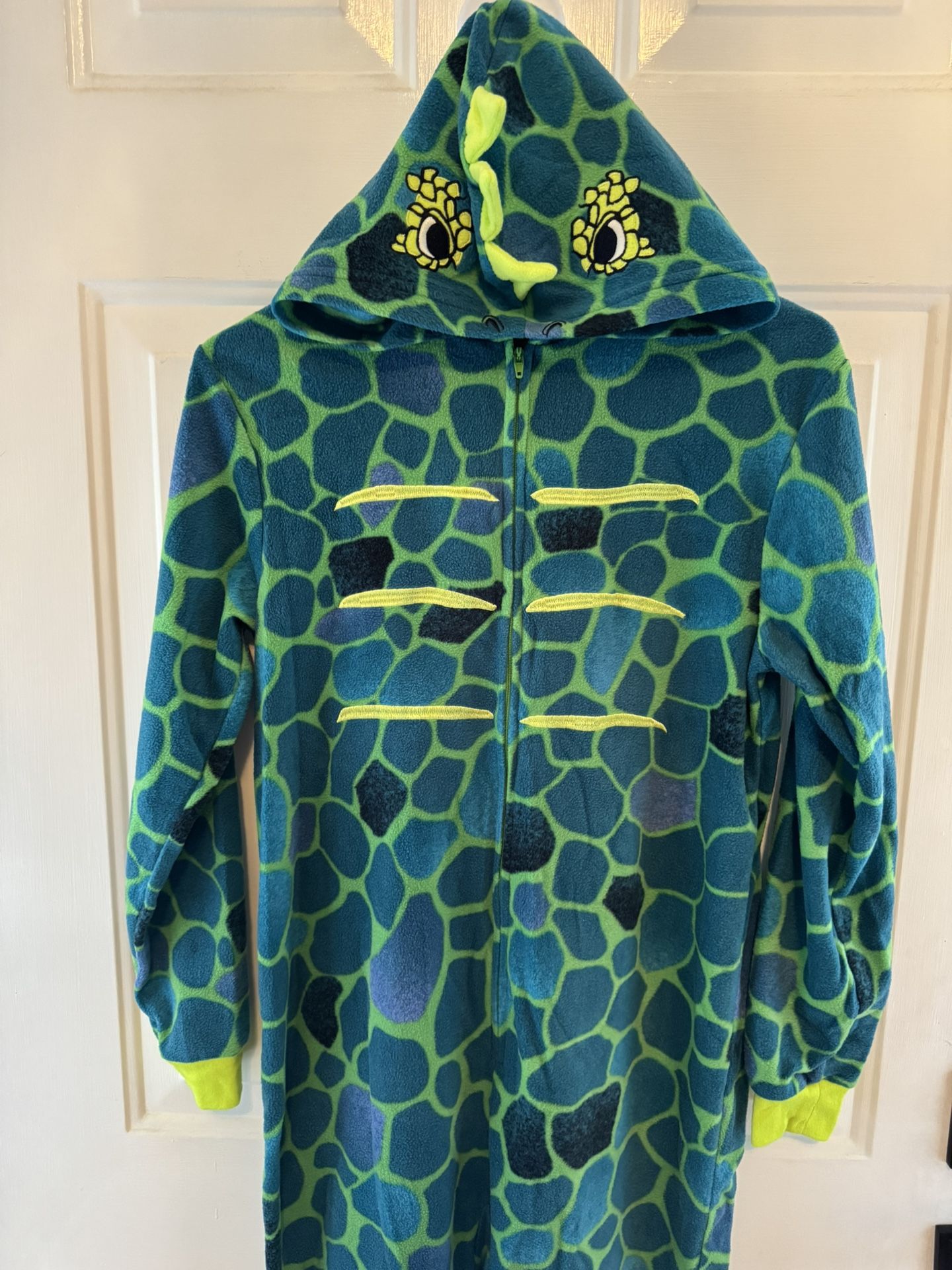 Lizard Kids Halloween Costume Sleepwear Size Large 12 -14