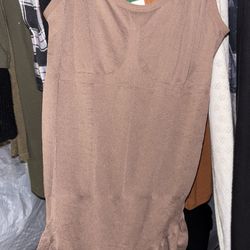 Brown Bodysuit Shorts