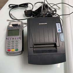 Credit Card Transaction Terminal And Printer