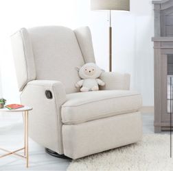 Heming Wingback Recliner Nursery Glider