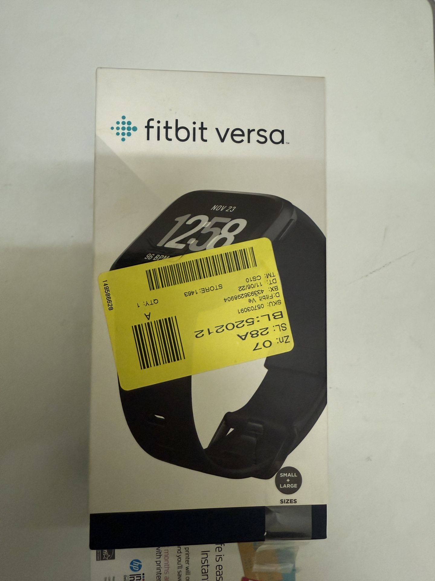 Fitbit Versa Smart Watch, Black