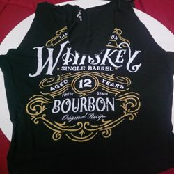 Women's Black  Graphic Tank Top Small