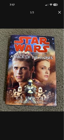 Star Wars Episode II Attack of the Clones R.A. Salvatore 1st Edition HC 2002