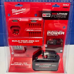 🔥 Milwaukee M18 Forge 8.0 Battery + M12 & M18 Rapid Charger