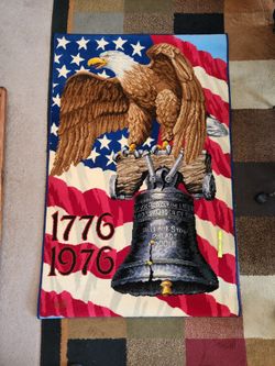 Bicentennial United States Celebration Wall Rug