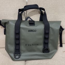 Filson Dry Roll-Top Tote Bag - Green