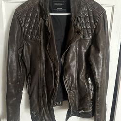 All Saints Leather Jacket 