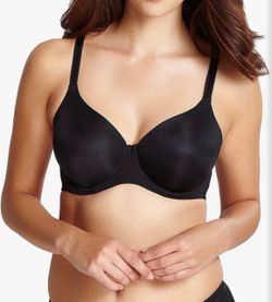 Panache Women’s Black Elan Non-Padded T-Shirt Bra Lightweight Size 38FF
