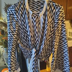 GORGEOUS ZZZZZZZZ PRINT BLOUSE 