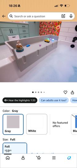 Bath tub splash guard