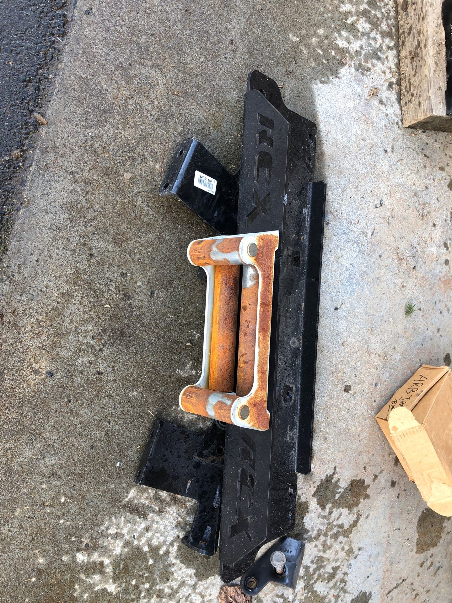 JK 2013 winch plate for stock bumper or aftermarket