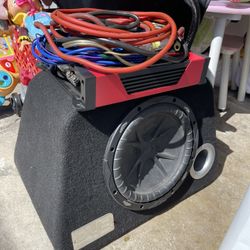 10” Sub And Amp For Vehicle 