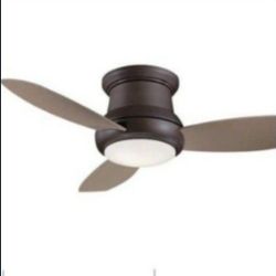 LED BRONCE CEILING FAN WITH LIGHT & REMOTE CONTROL MINKA AIRE 