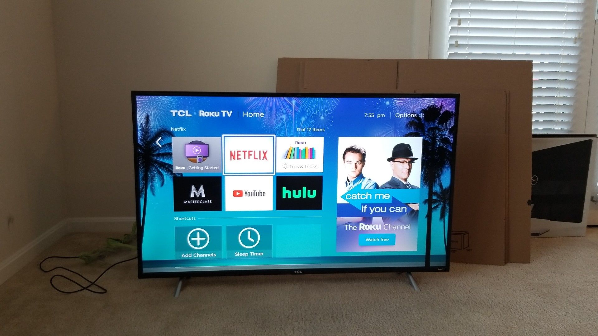 TCL 55" ROKU SMART TV