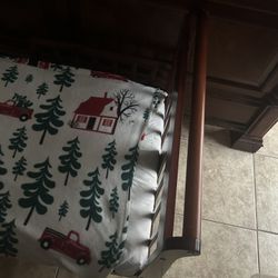 Wooden Toddler Bed and Mattress