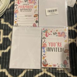Birthday invitations