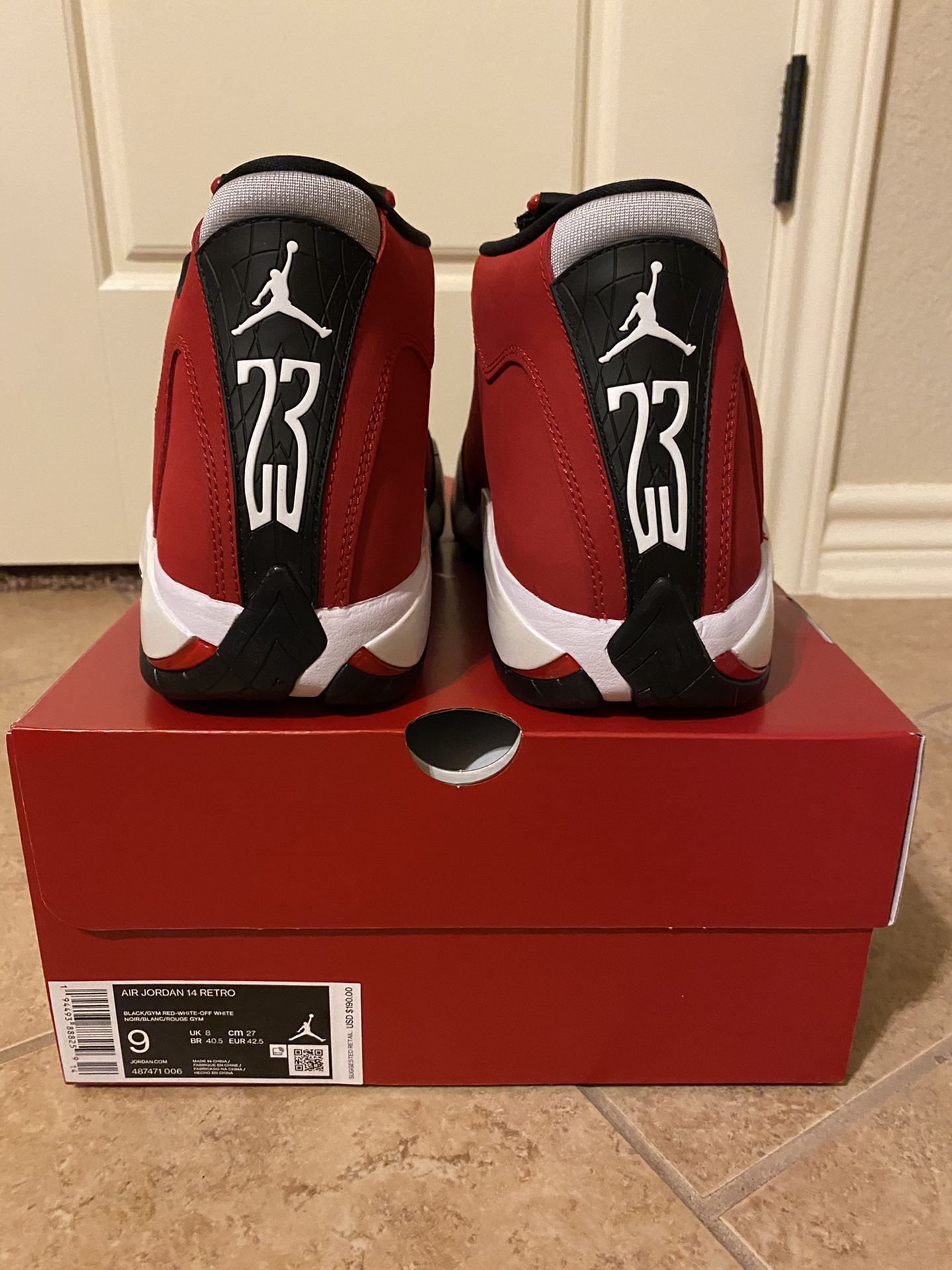 Air Jordan Retro 14 Toro size 9