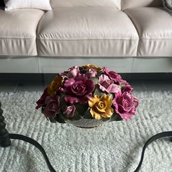 Royal Albert “Old Country Roses” centerpiece