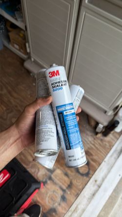 3M marine adhesive sealant 5200 permanent white marine, caulking, brand new never used just Bought show you the receipt