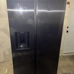 Black Stainless Steel Samsung Fridge