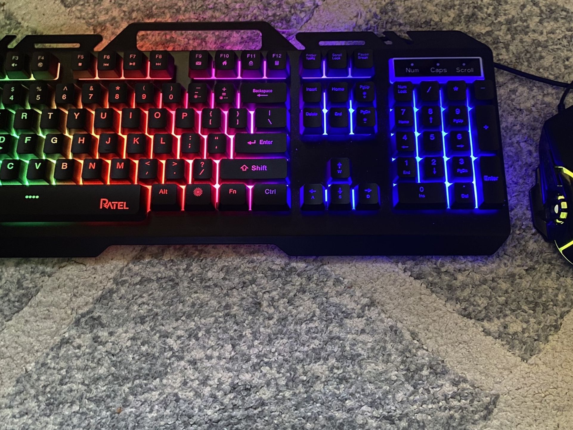 Light up Gaming keyboard and Mouse