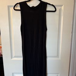 Simple Black Dress Casual Wear Size Small