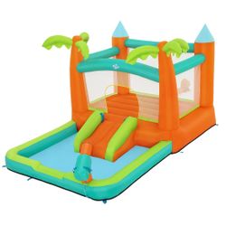 H2OGO! Kids Tropical Outdoor Inflatable Mega Bouncer