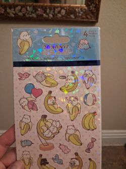 Bananya Cat Sticker Pack 4 Sheets