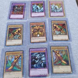 The exodia 1st Edition is expensive the blue eyes 3 in 1 is $400 card. They all Great cards Yu-Gi-Oh 1st Edition Holo cards. Is more $2000 for all or 