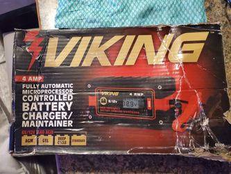Fully 4 amp fully automatic microprocessor controlled battery charger/maintainer
