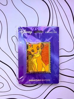 Disney Royal Stamp The Lion King Simba Collectible Pin IN HAND