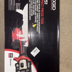 Brand New RIDGID 251 1/4 - 1-3/8 Press Tool Battery Kit 