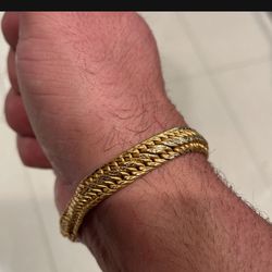 22kt Unisex Gold Bracelet (solid) 