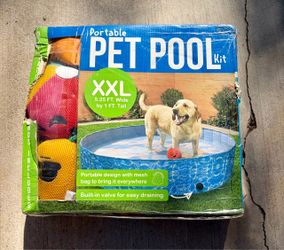 Companion Gear XXL Portable Pet Pool – 63” x 12”