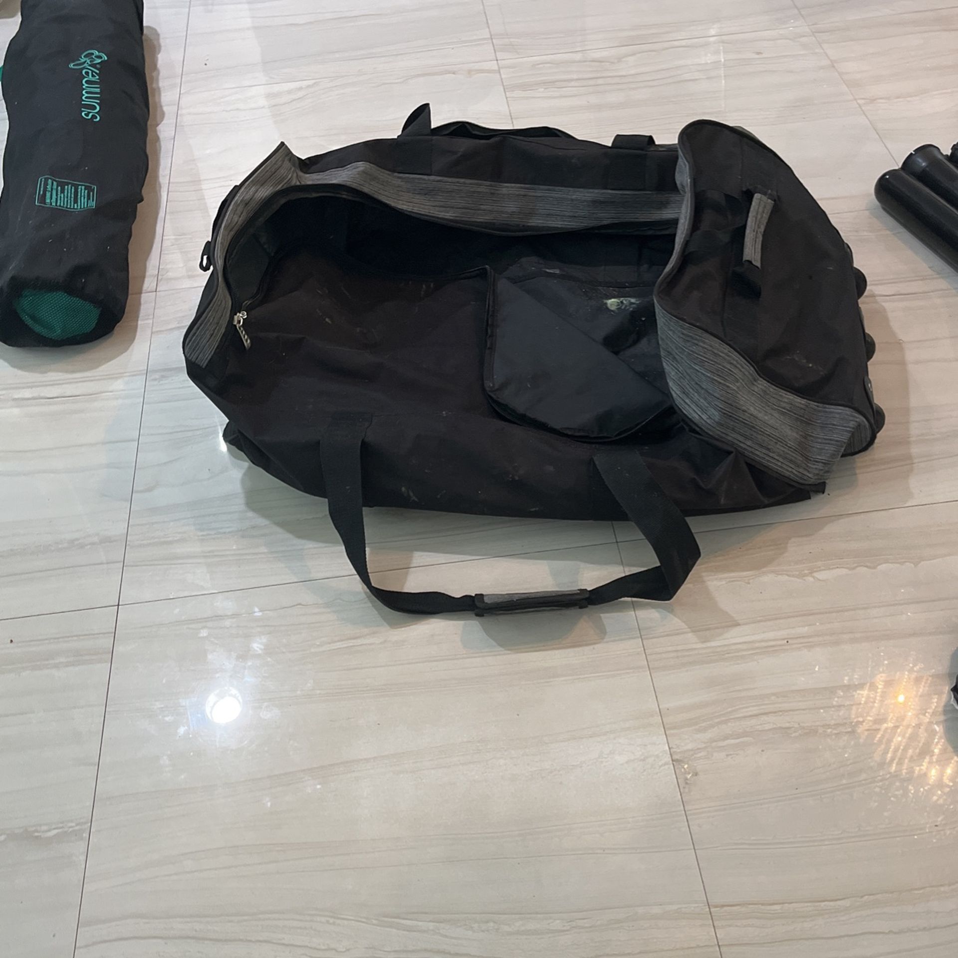 Black Storage Duffle Bag