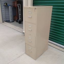4 Drawer Metal File Cabinet - Made by HON!