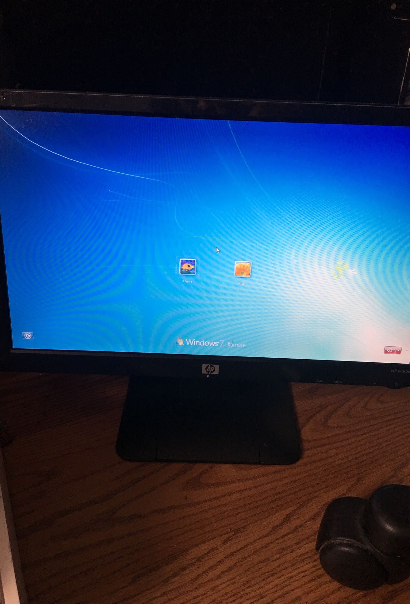 HP w185e computer monitor