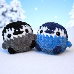 Crochet Mini Penguin Plushie